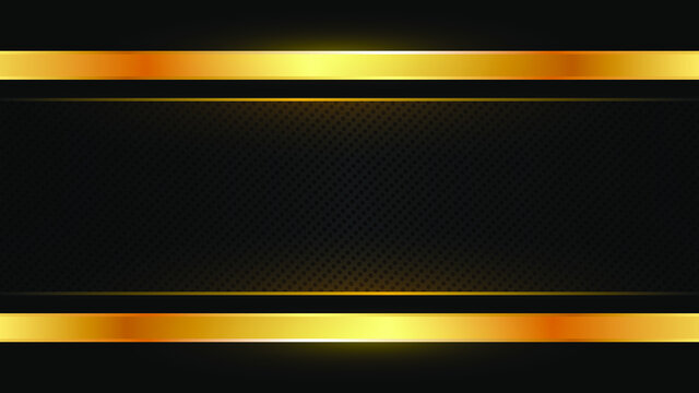 Black and gold premium luxury background