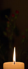 The candle.