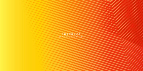 Abstract 3d orange background with blank space of paper layer