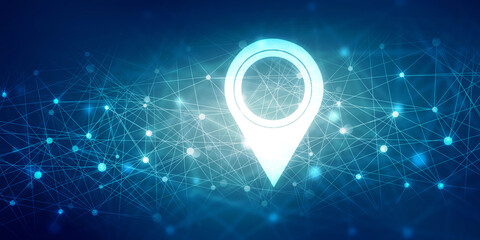 2d rendering Red map pointer