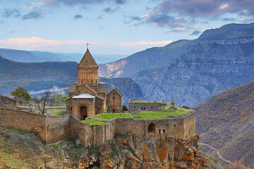 Tatev Monastery and Church in Armenia - obrazy, fototapety, plakaty