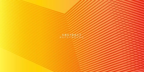 Abstract modern orange yellow red lines background vector illustration for presentation design