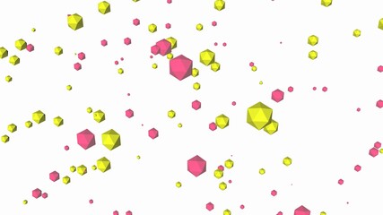  Abstract  background, with geometric elements. 3D rendering