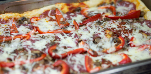 Pizza home in Polish conditions.