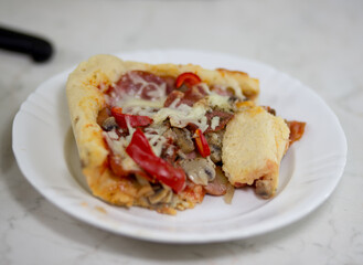 Pizza home in Polish conditions.