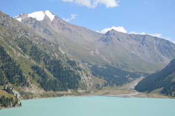 lake in the mountains Almaty