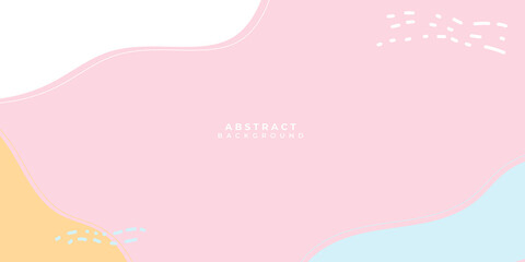 Trendy pink white blue orange abstract square art templates. Suitable for social media posts, mobile apps, banners design and web/internet ads. Pastel Background
