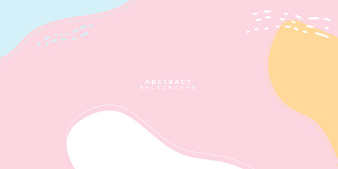 Pink sparkling and shiny abstract background. Pink white blue orange liquid hand drawn presentation background