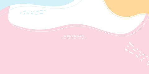 Abstract pastel background with hearts - concept Mother's Day, Valentine's Day, Birthday - spring colors