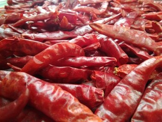 Red Chilli peppers are hot