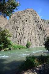 river in the mountains Kazakhstan