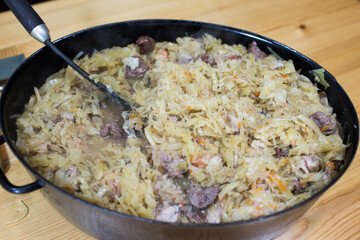 Bigos traditional Polish dish.