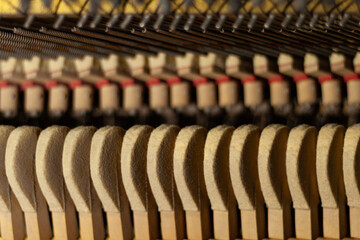 pianino makro wnętrze © Seance_Photo_Sylwia