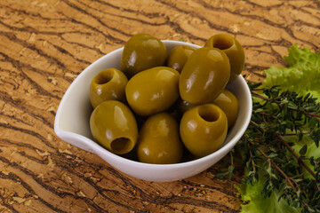 Big green olives