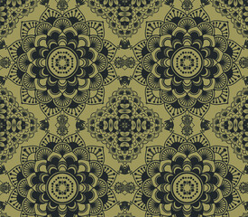 Motif vector pattern Design graphic art for textile or tile designing.