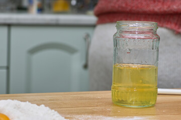 Crunch cakes called faworki.