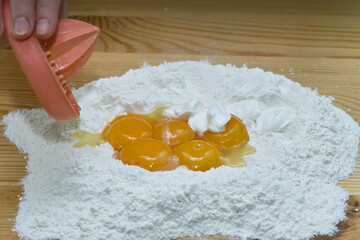 Crunch cakes called faworki.