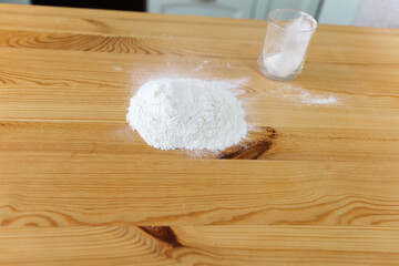 Crunch cakes called faworki.