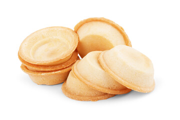 Dough baskets. Tartlets without stuffing. French dish for salads.