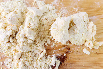 Crunch cakes called faworki.