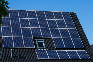 Obraz premium roof with solar cells