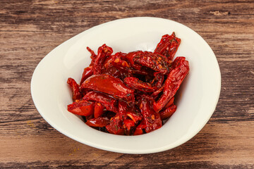 Dried tomato with olive oil