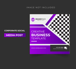 Modern Social media Post design For business .corporate social media post with modern color for marketing or promotion ads design.
