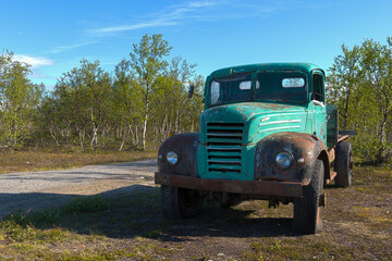 Old green truck