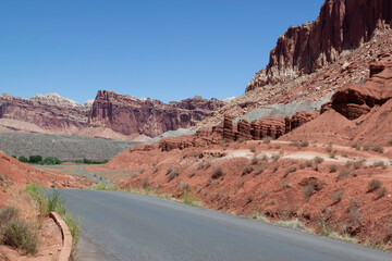 Road in Capitol Reef National Park