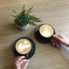 Coffee with friends 