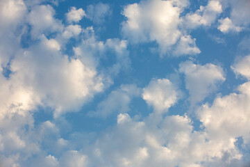 clouds on blue sky as a wallpaper