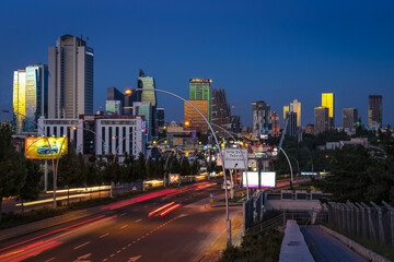A Crowded City Scene