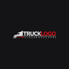 truck abstract vector logo template © nururu