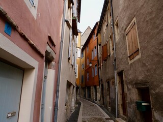 Fototapeta na wymiar The city of Mende in Lozère department. South of France in september 2020.