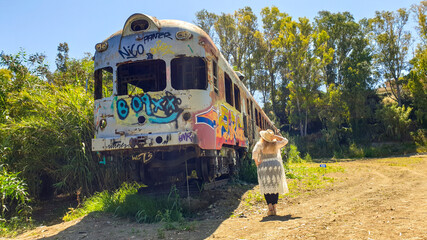 Visita a un Tren abandonado 