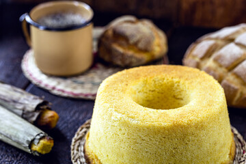 Brazilian typical sweet made from corn, 