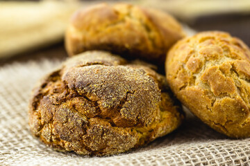 corn bread, called in Brazil Broa or Broinha, corn bread served in June or July parties.