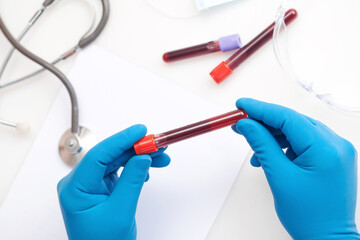 Coronavirus 2019-nCoV Blood Sample.