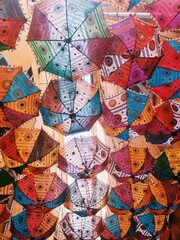 Colourful Umbrella art