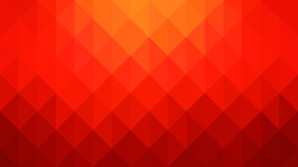 Fire red geometric mosaic 3d polygonal background © drosostalitsa