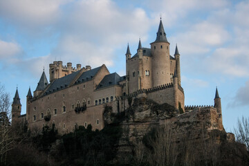 Fototapeta na wymiar The Beautiful castle of Segovia, Alcazar