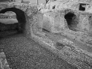 Fototapeta na wymiar The Roman ruins of Tarragona have been designated a World Heritage Site by UNESCO ,Amphitheatre