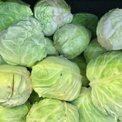 Fototapeta na wymiar cabbage in the market