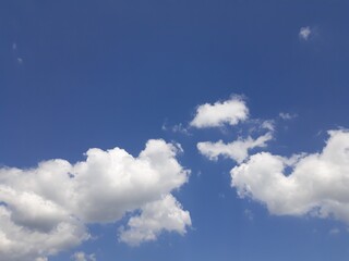 blue sky with clouds