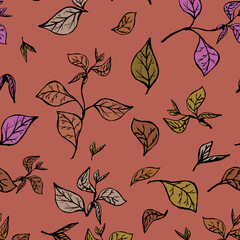 Seamless repeating pattern of soothing tones