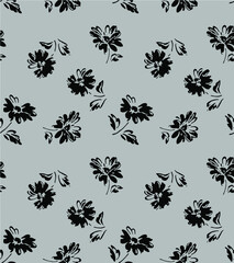seamless flower pattern, floral print.