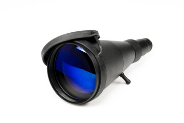 Optical sight for weapons on a white background