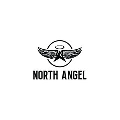 north angel logo vector