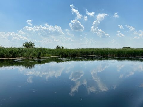 Jegricka lake in Temerin, Serbia