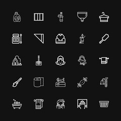 Editable 25 cleaner icons for web and mobile